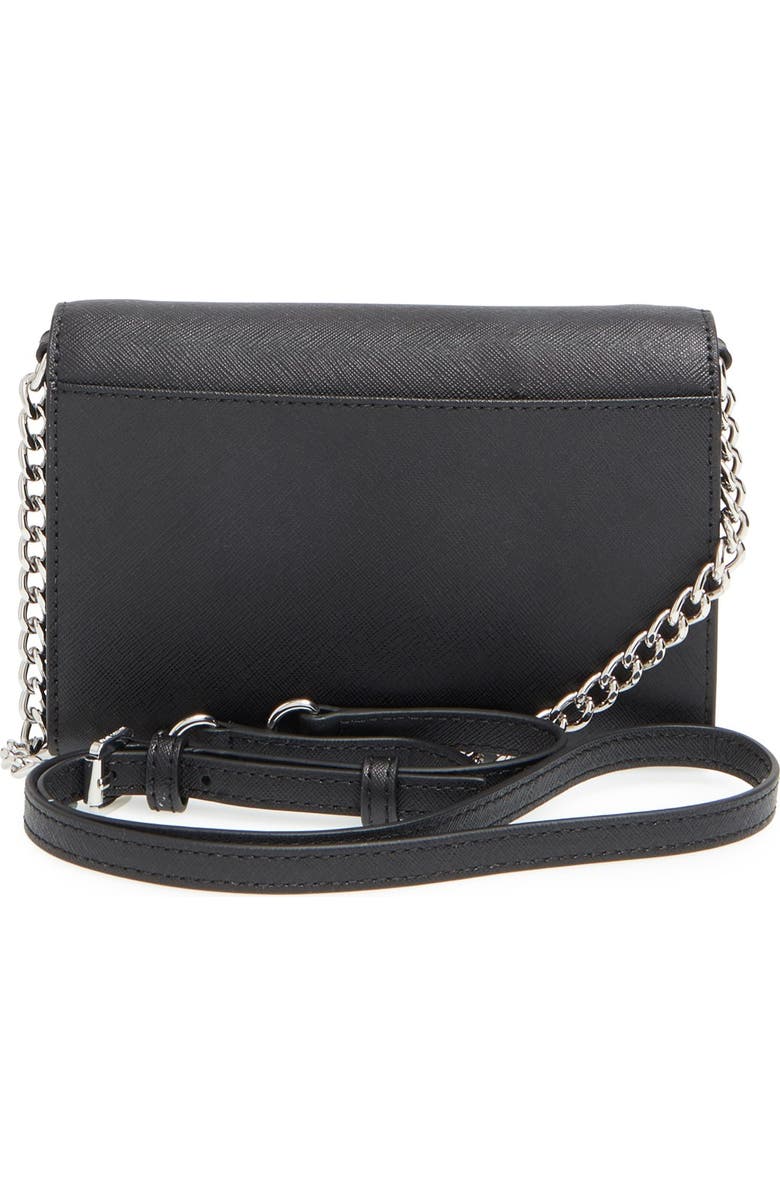 MICHAEL Michael Kors 'Large Jet Set' Saffiano Leather Crossbody Bag, Alternate, color,