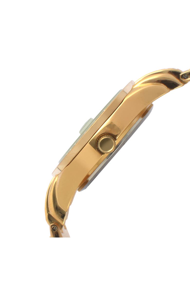 Luxury Swarovski Crystal Bracelet Watch- 30MM, Alternate, color, Gold