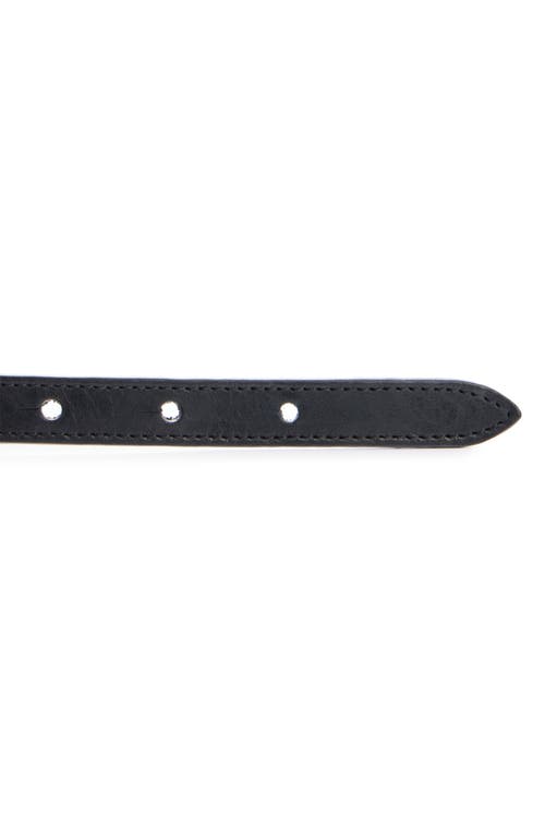 Isabel Marant Karlo Stud Leather Belt In Black