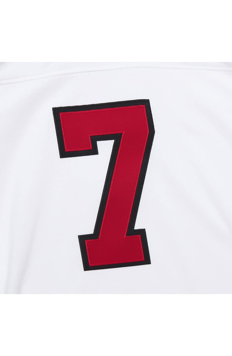 Mitchell & Ness Men's Mitchell & Ness Michael Vick White Atlanta Falcons Player Name & Number Hoodie Legacy Jersey, Alternate, color, 