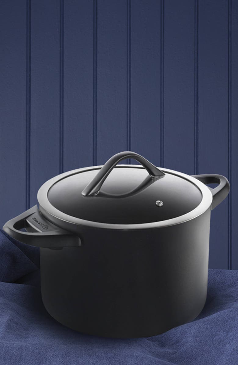 Cuisine::pro<sup>®</sup> iD3<sup>®</sup> Stockpot with Lid 8qt, Alternate, color, Black
