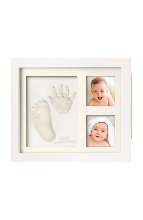 Baby Handprint & Footprint Keepsake Solo Frame