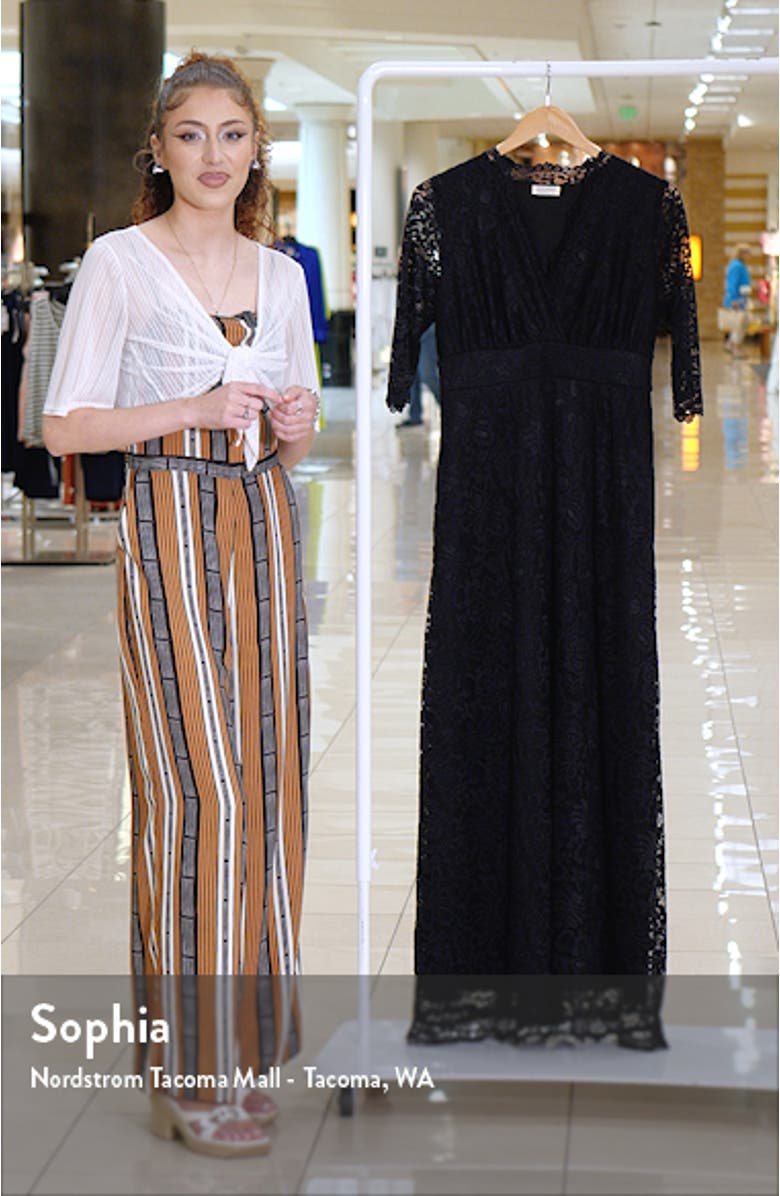 Maria Lace Evening Gown, sales video thumbnail