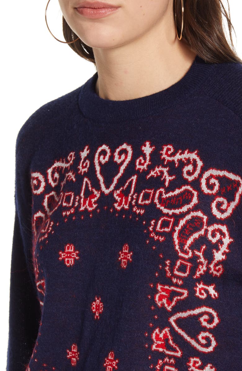 Scotch & Soda Pattern Pullover, Alternate, color, 