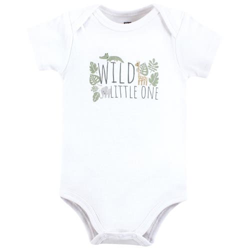 Hudson Baby Soft Cotton Bodysuit Triple Pack