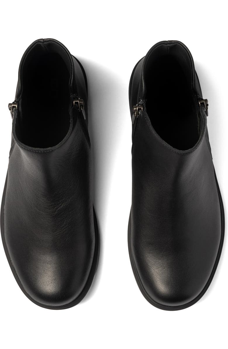 ABEO Compass Zip Boot, Alternate, color, Black Leather - Regular