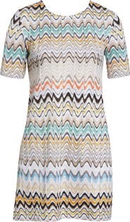 Missoni Zigzag Raschel Knit Minidress