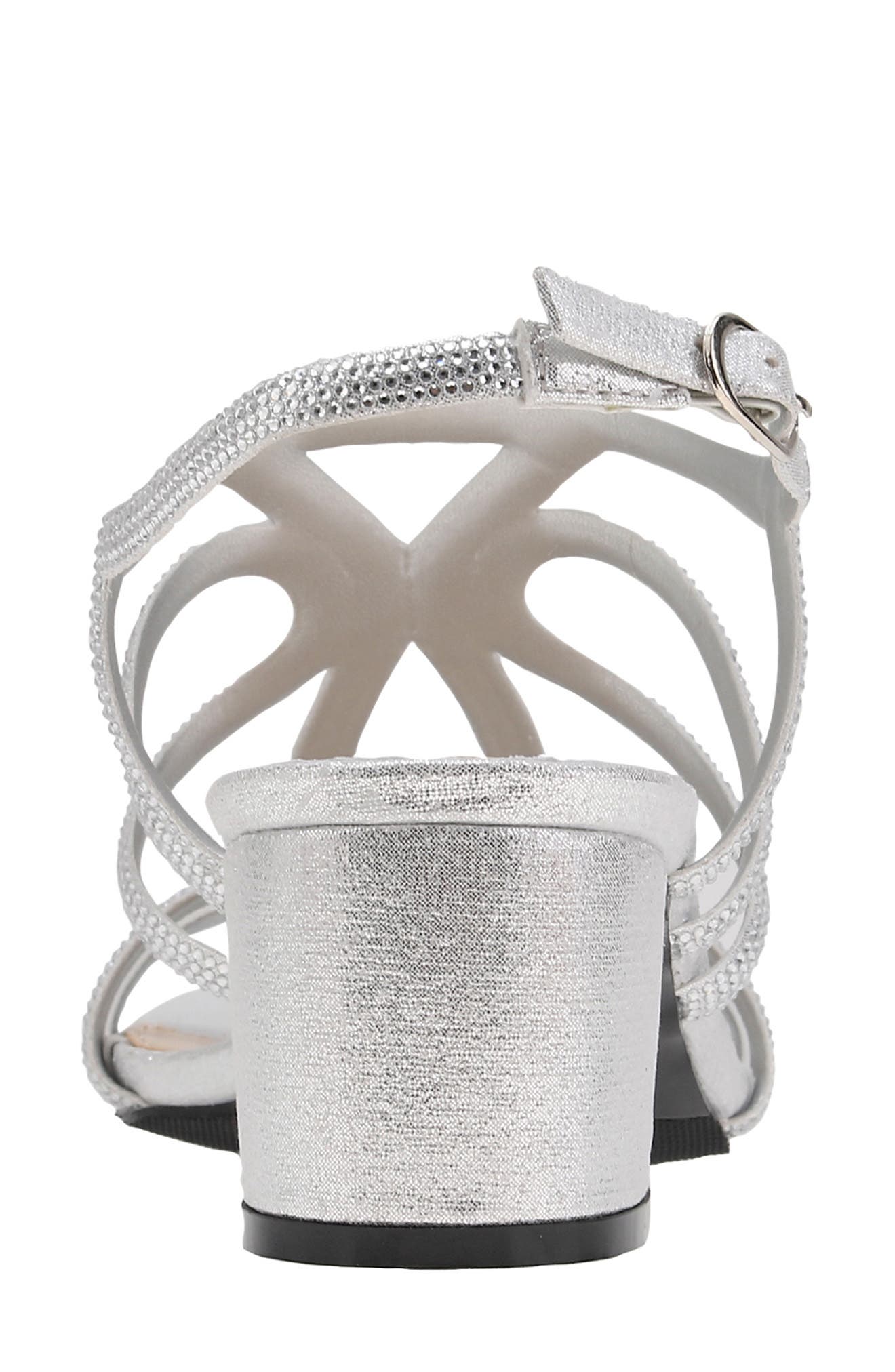 LADY COUTURE Devine Sandal, Alternate, color, Silver