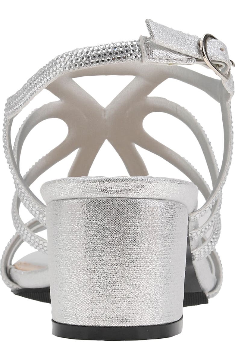 LADY COUTURE Devine Sandal, Alternate, color, Silver