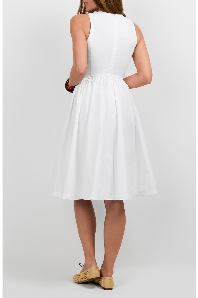 Lombardy Midi Dress, Alternate, color, White