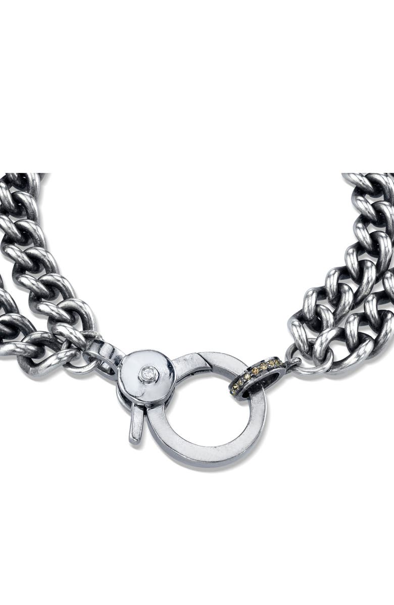 Sheryl Lowe Double Curb Chain Bracelet, Alternate, color,