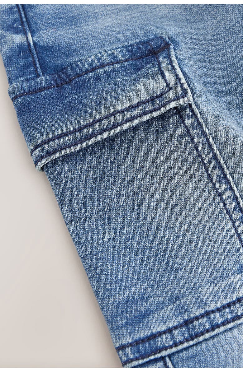 NEXT Kids' Baggy Cargo Jogger Jeans, Alternate, color, Blue