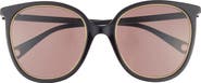 Gucci 56mm Oval Sunglasses on a Chain