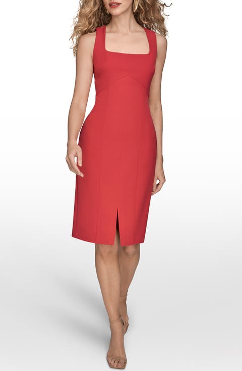 Sleeveless Sheath Dress