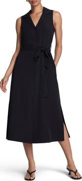 SPANX® Belted Midi Shirtdress