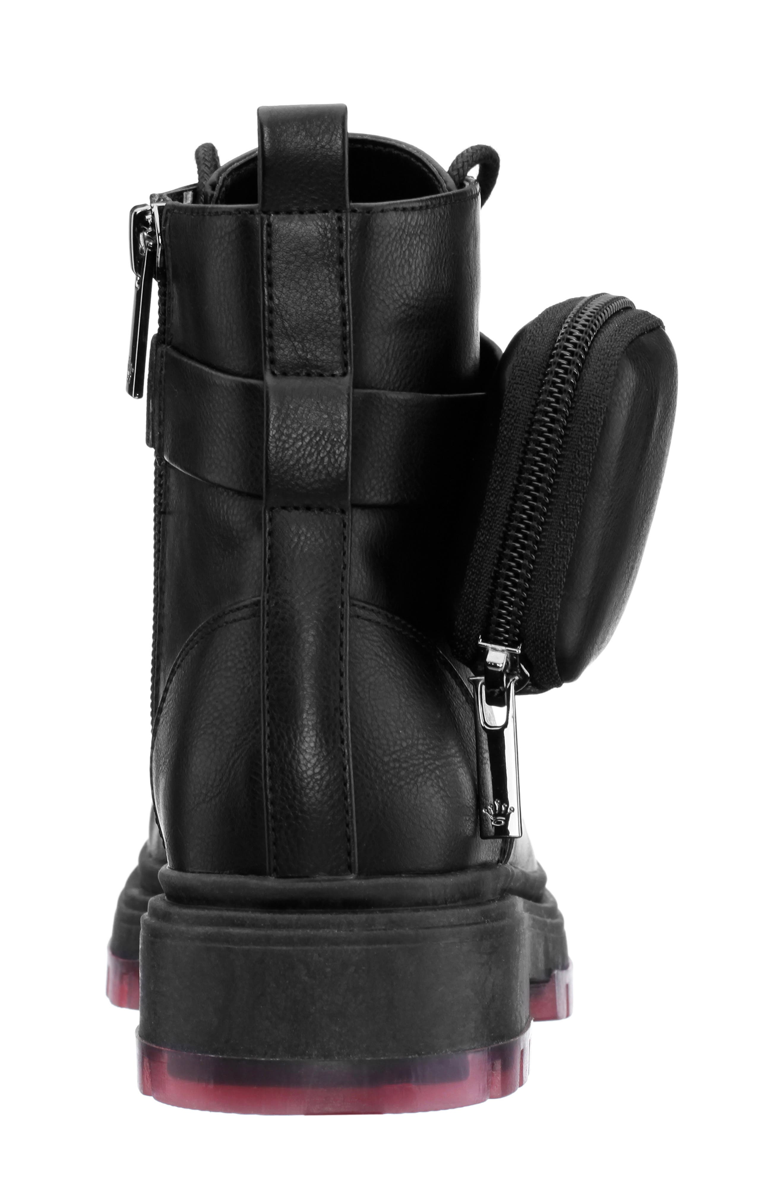 Nina Kids' Milly Combat Boot, Alternate, color, Black