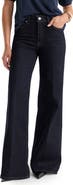 Good American Good Waist High Waist Palazzo Wide Leg Jeans