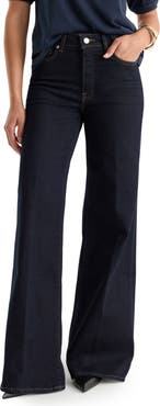 Good American Good Waist High Waist Palazzo Wide Leg Jeans