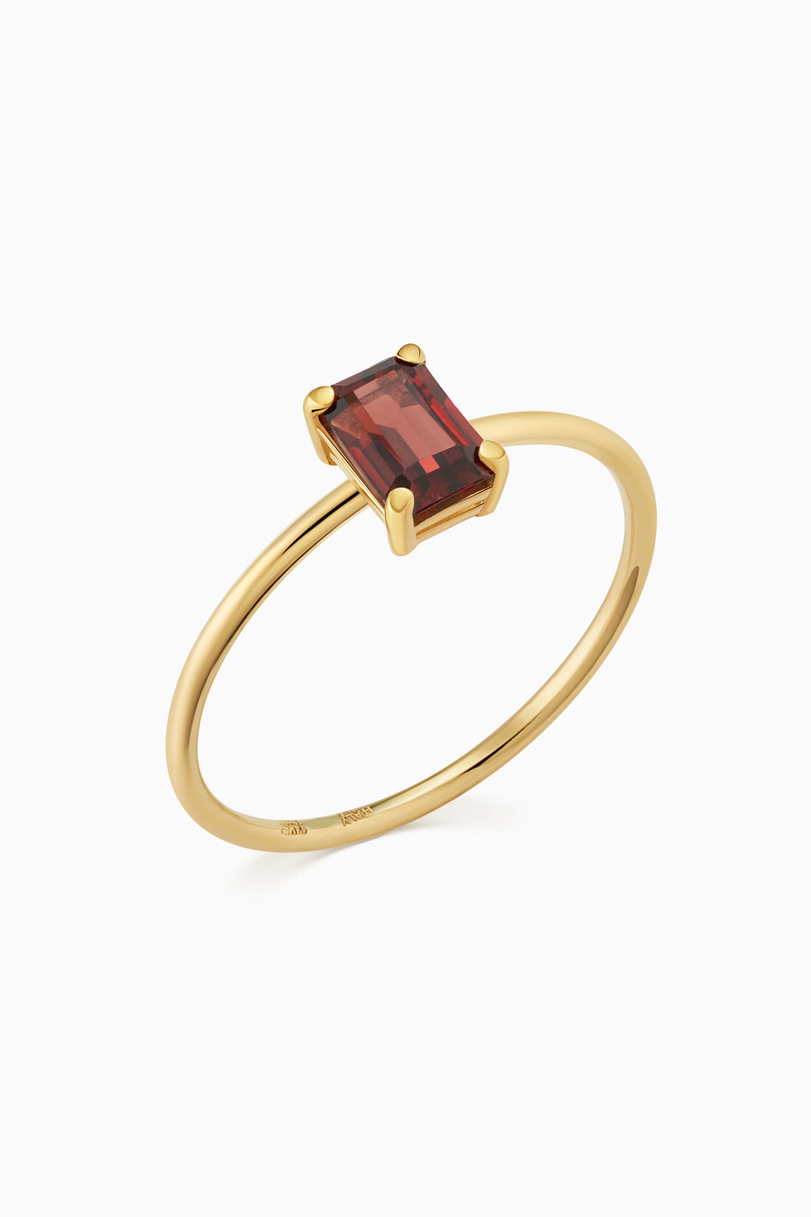 Yellow Gold - Garnet