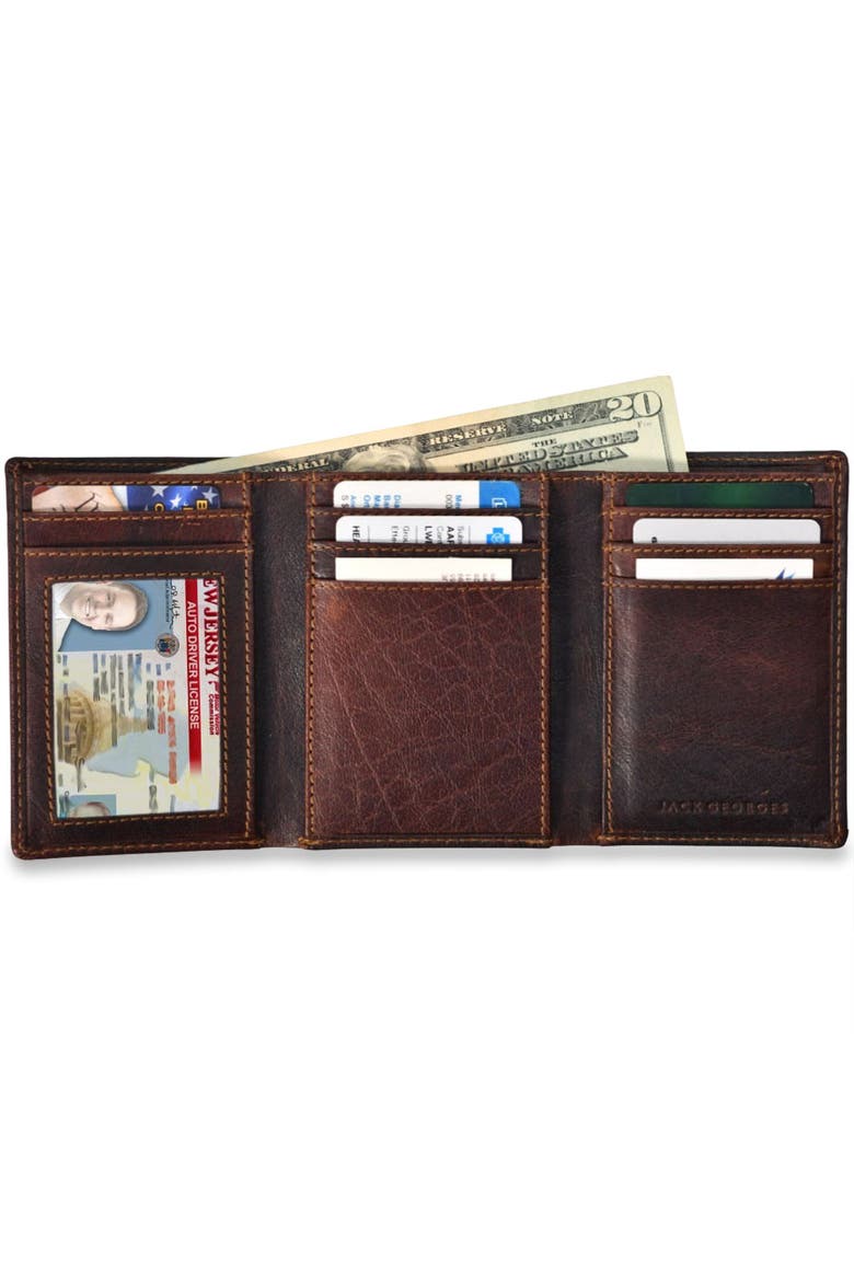 Voyager Tri-Fold Wallet, Alternate, color, Brown