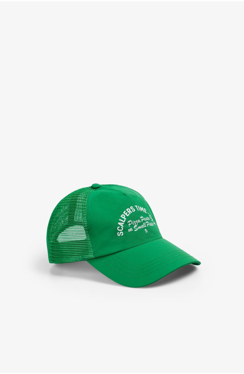 Scalpers Green Trucker Cap, Main, color, Green