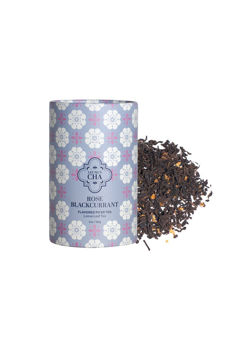Rose Blackcurrant Pu'er Tea, 60 g, Main, color, NA