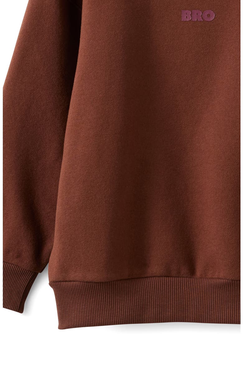Kid's Sammy Oversize Crew, Alternate, color, Rocky Road Bro