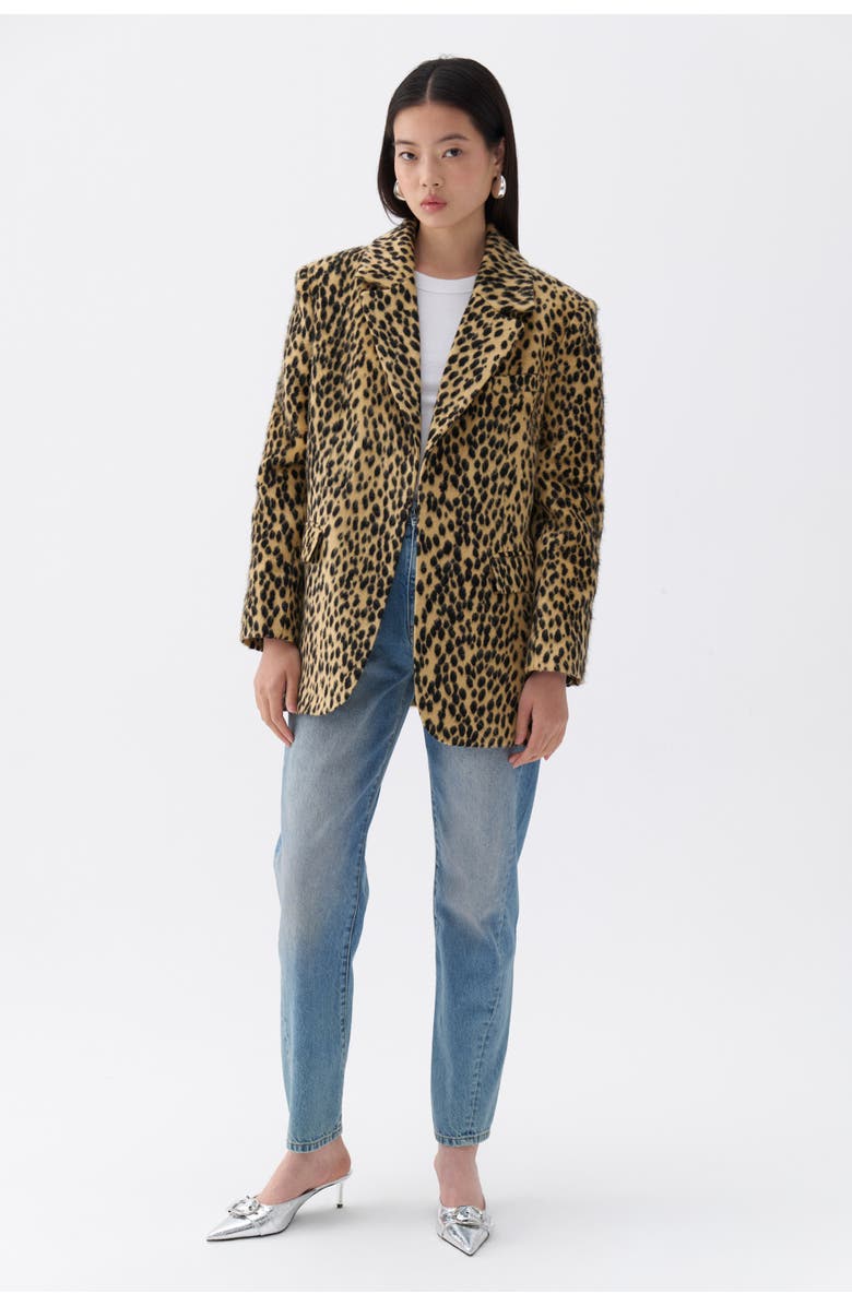 Nocturne Leopard Print Jacket, Main, color, 