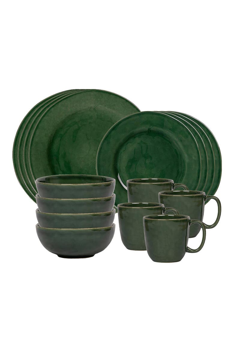 Puro 16-Piece Dinnerware Set, Main, color, BASIL