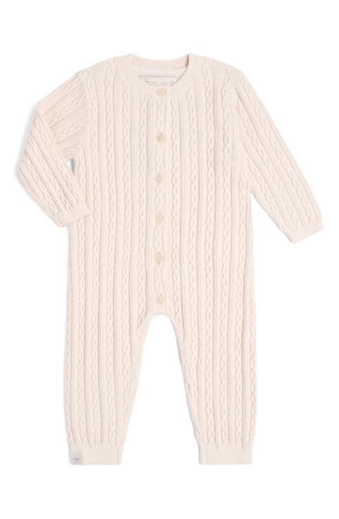 Kids' CozyChic Cable Knit Onesie