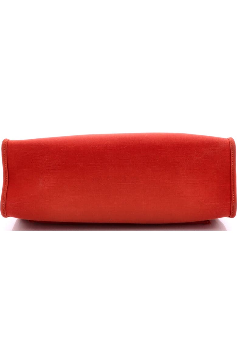 Pre-Owned Hermes Herbag Zip Leather and Toile 31, Alternate, color, Terre Battue