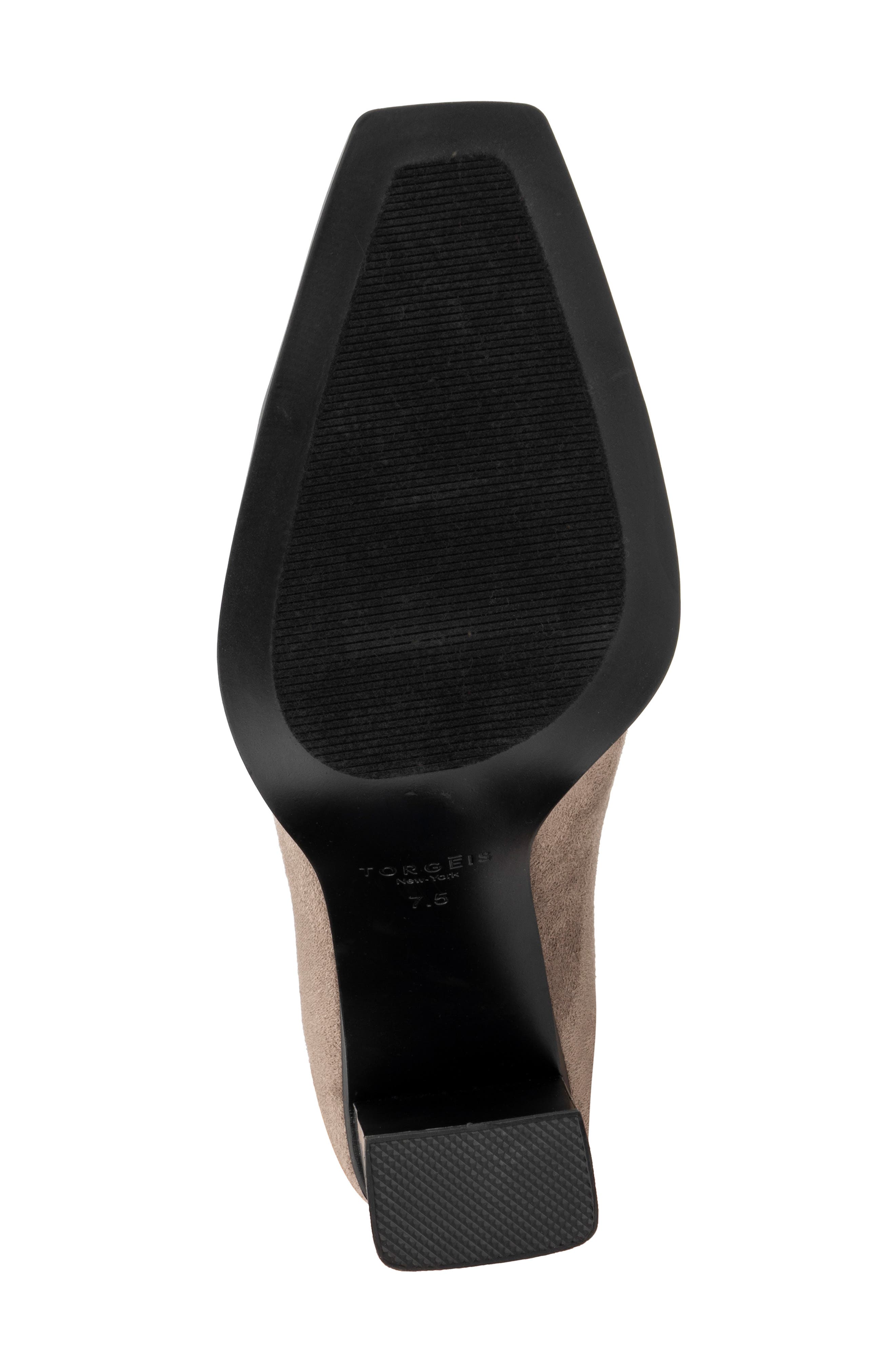 TORGEIS Katya Block Heel Bootie, Alternate, color, Taupe