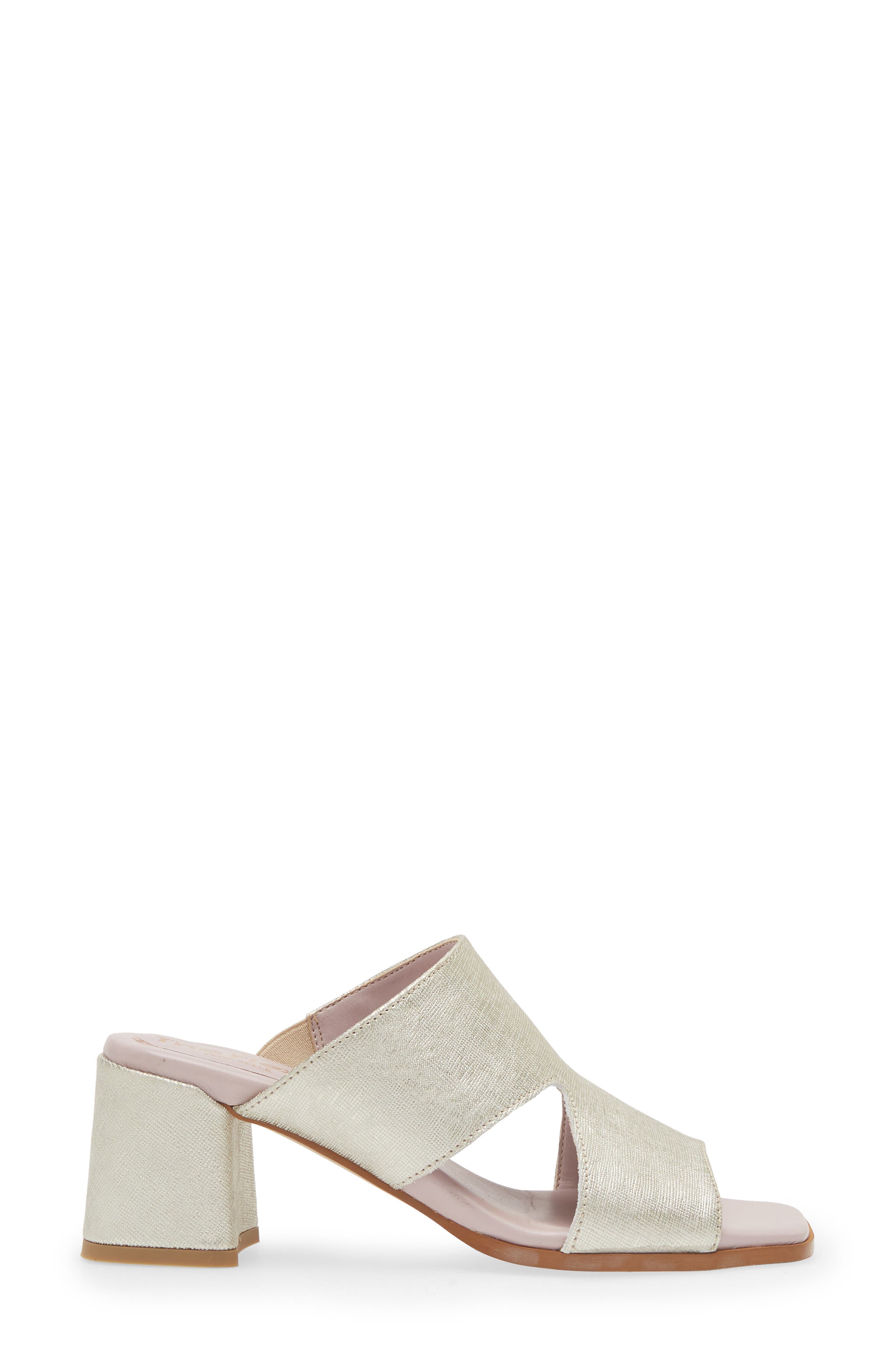 Femie Slide Sandal, Alternate, color, PLATINO