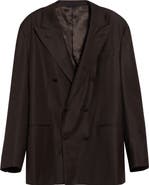 Thom Sweeney Double Breasted Wool Blazer