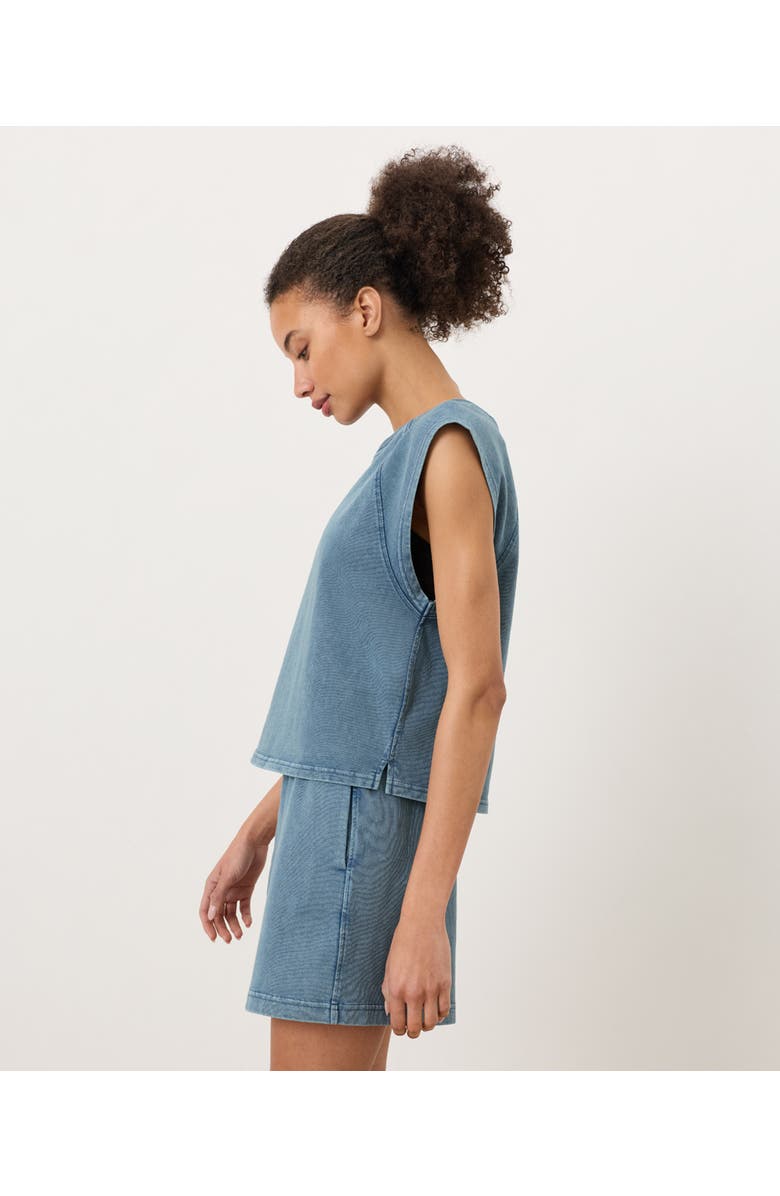 Pact Organic Cotton Weekends Raglan Muscle Tee, Alternate, color, Washed Wedgewood Blue