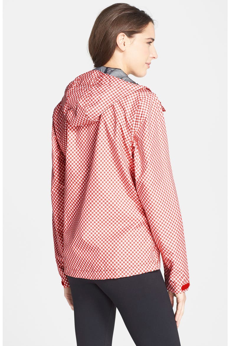'Nine K' Rain Jacket, Alternate, color, RED CHECK PRINT