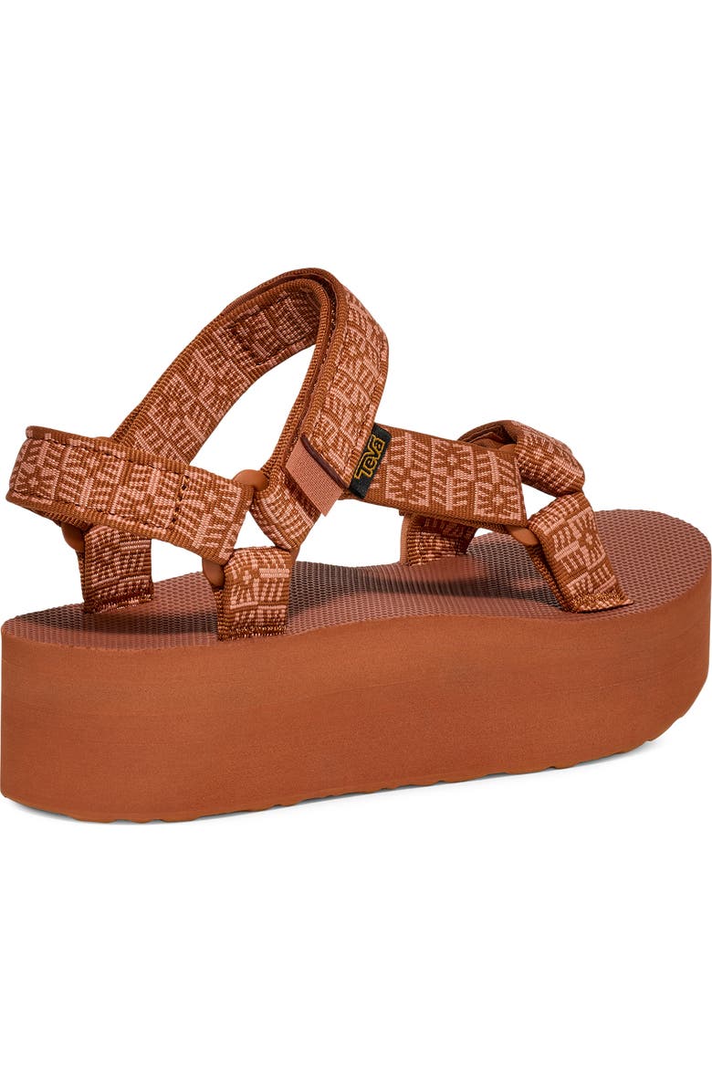 Teva Universal Platform Sandal, Alternate, color, Crafted Floral Vintage Brown