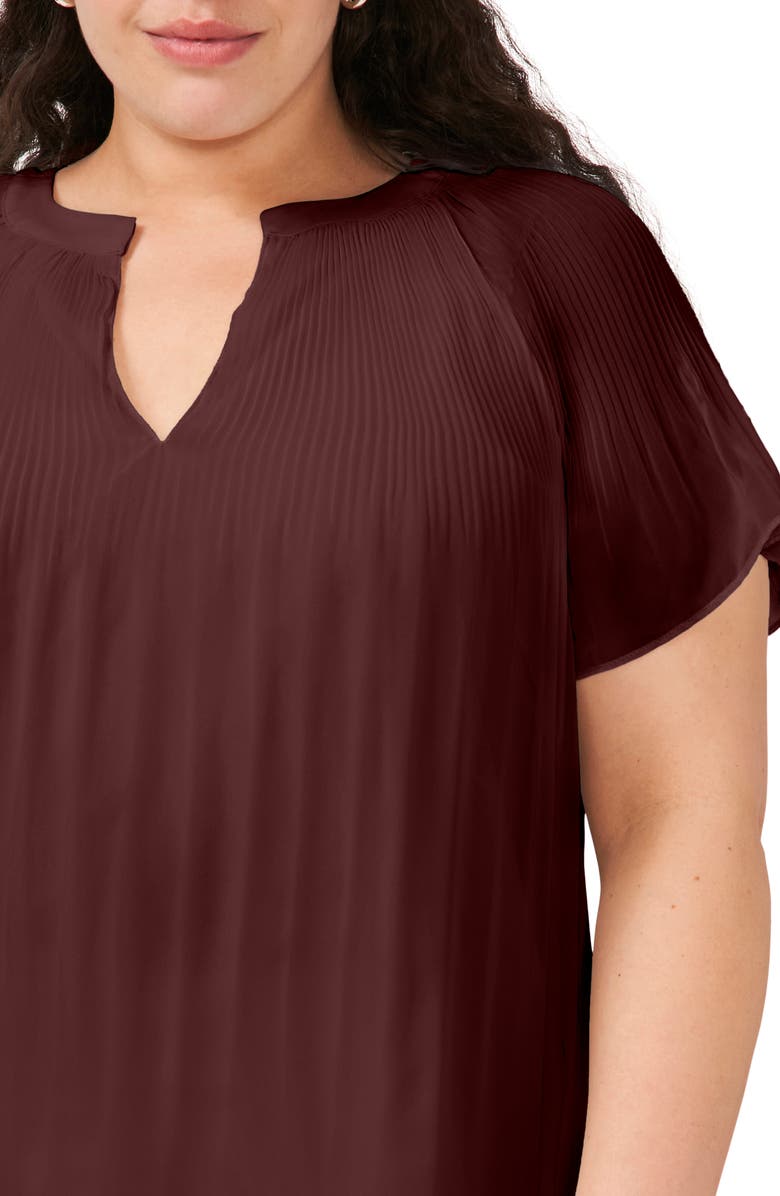 Halogen<sup>®</sup> Pleated Chiffon Top, Alternate, color,