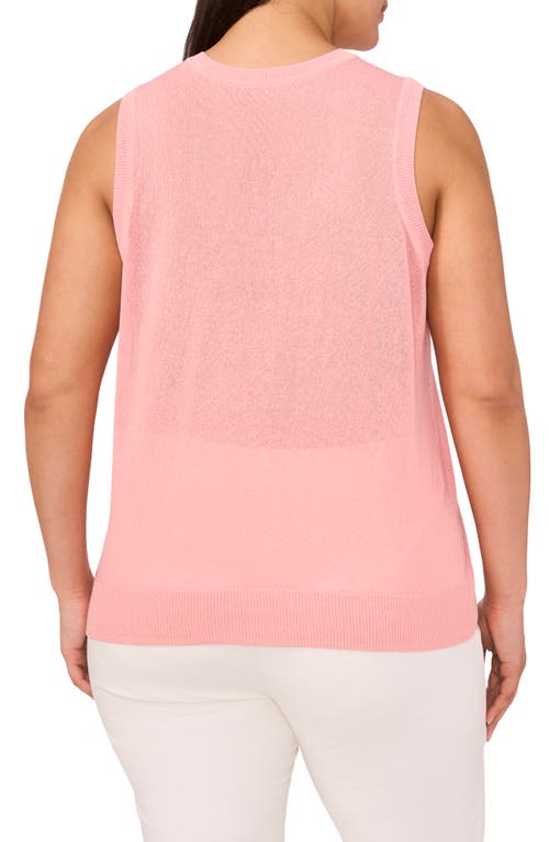 Halogen ® Crewneck Sleeveless Sweater In Pink
