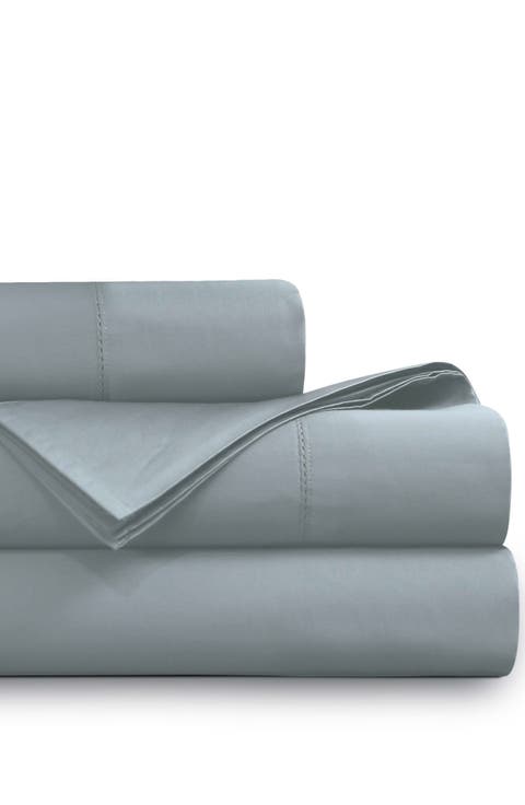 Set of 2 Cotton Sateen Pillowcases