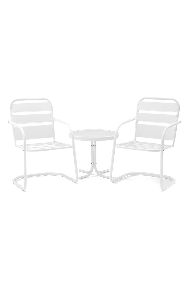 Crosley Radio Brighton Table & Chairs 3-Piece Patio Set, Alternate, color, 