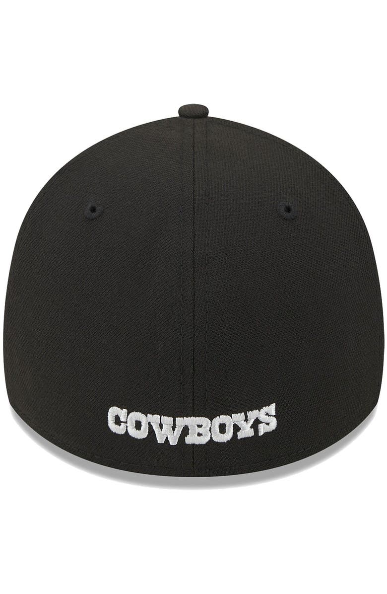New Era Men's New Era Black Dallas Cowboys Main 39THIRTY Flex Hat, Alternate, color, Black