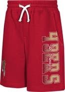 Outerstuff Youth Outerstuff Scarlet San Francisco 49ers Audible Fleece Shorts