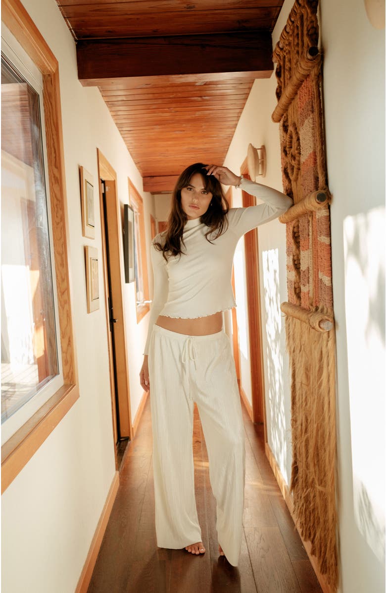 Whimsy + Row Raffa Pant, Alternate, color, Cream