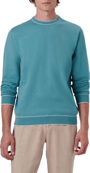 Bugatchi Tipped Cotton Blend Sweater