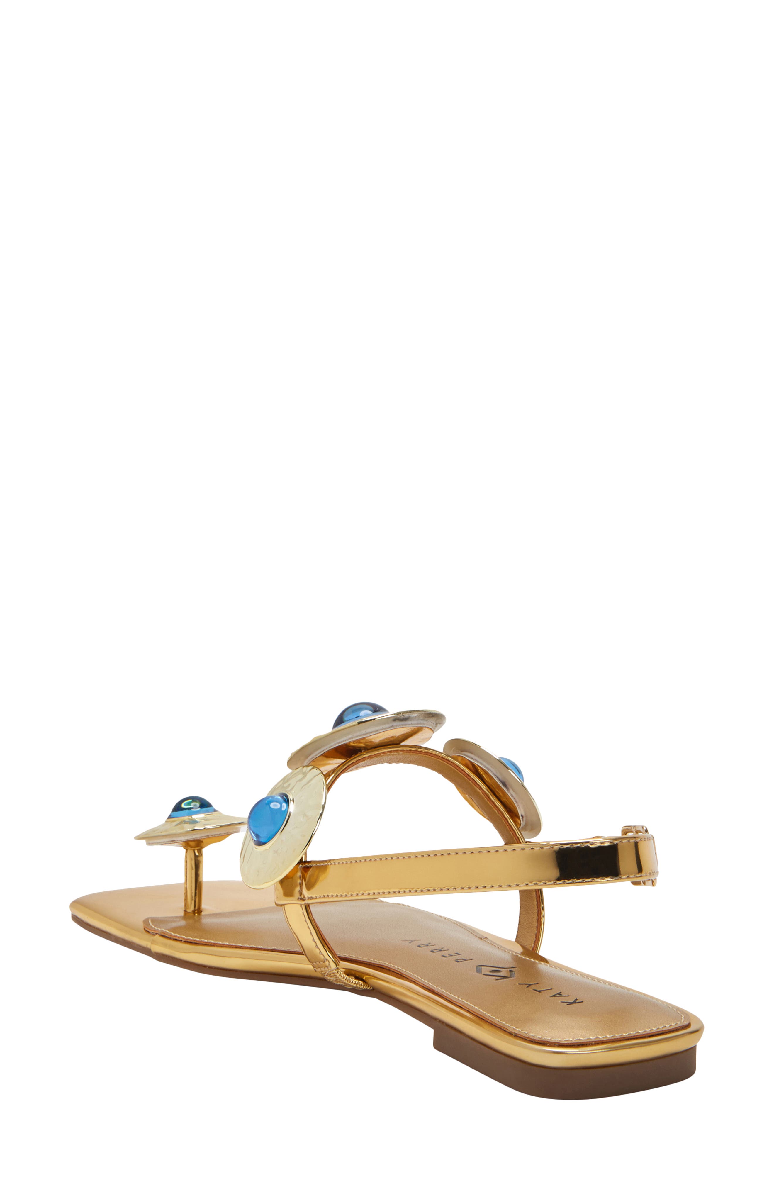 The Camie Stone Slingback Sandal, Alternate, color, GOLD