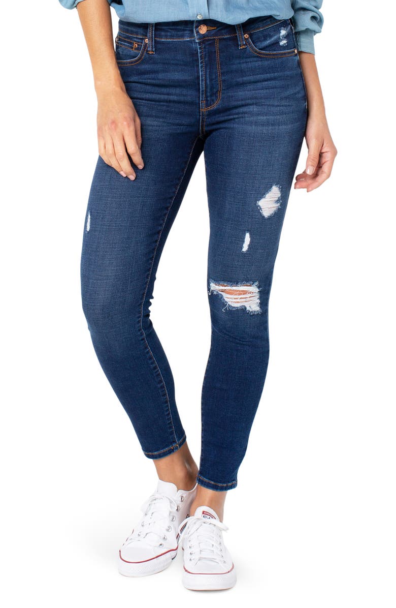 RACHEL Rachel Roy Grace Mid Rise Skinny Ankle Jeans, Main, color, 