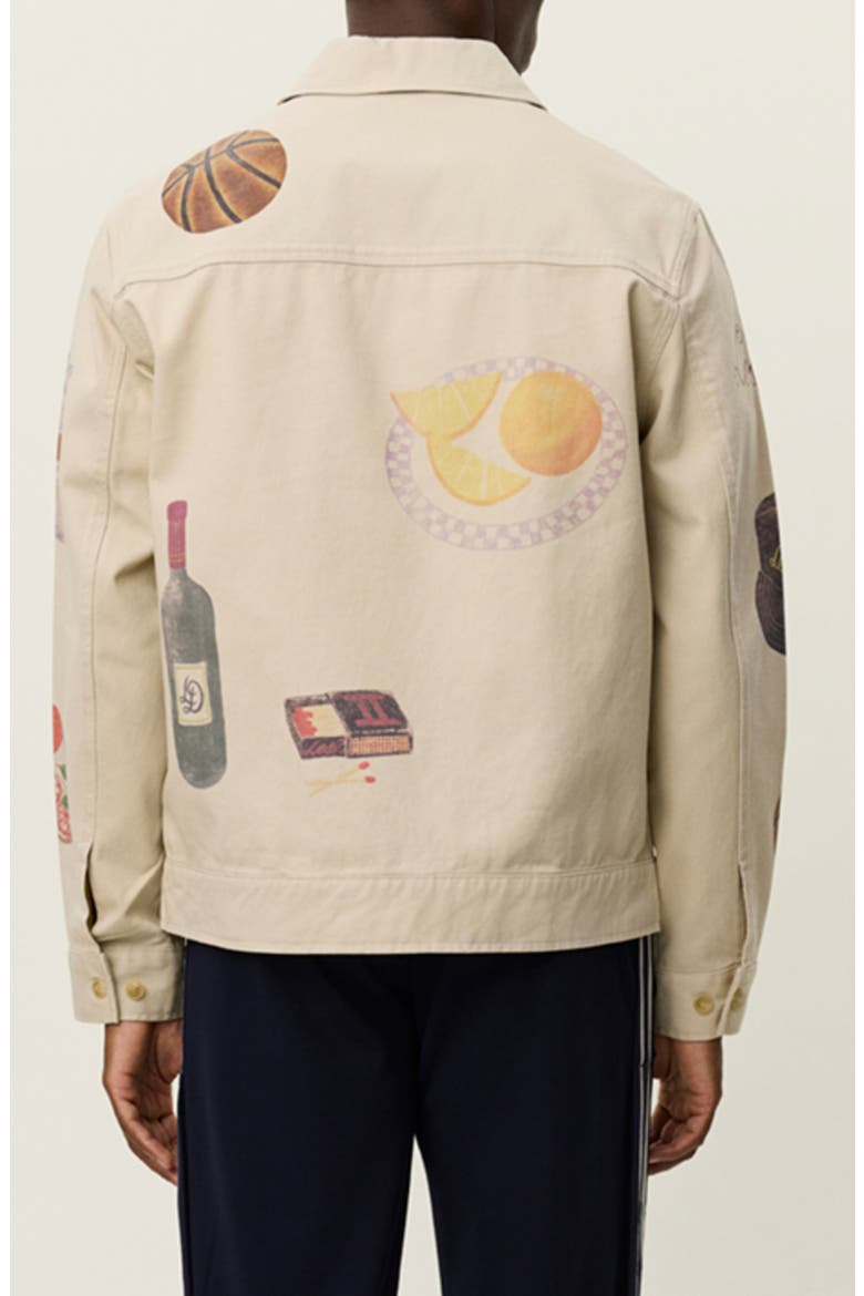Robert Allover Print Twill Jacket, Alternate, color, OYSTER GRAY WHITE