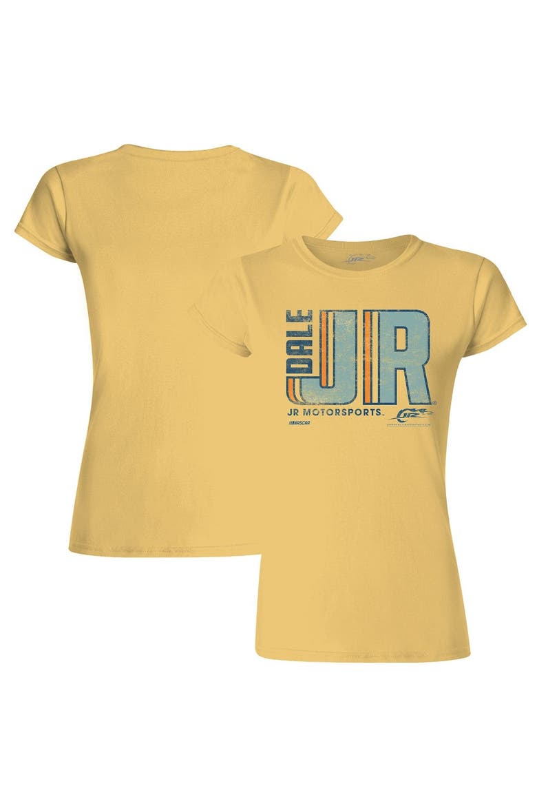 Women's JR Motorsports Official Team Apparel Yellow Dale Earnhardt Jr. Name & Number T-Shirt, Main, color, Yellow