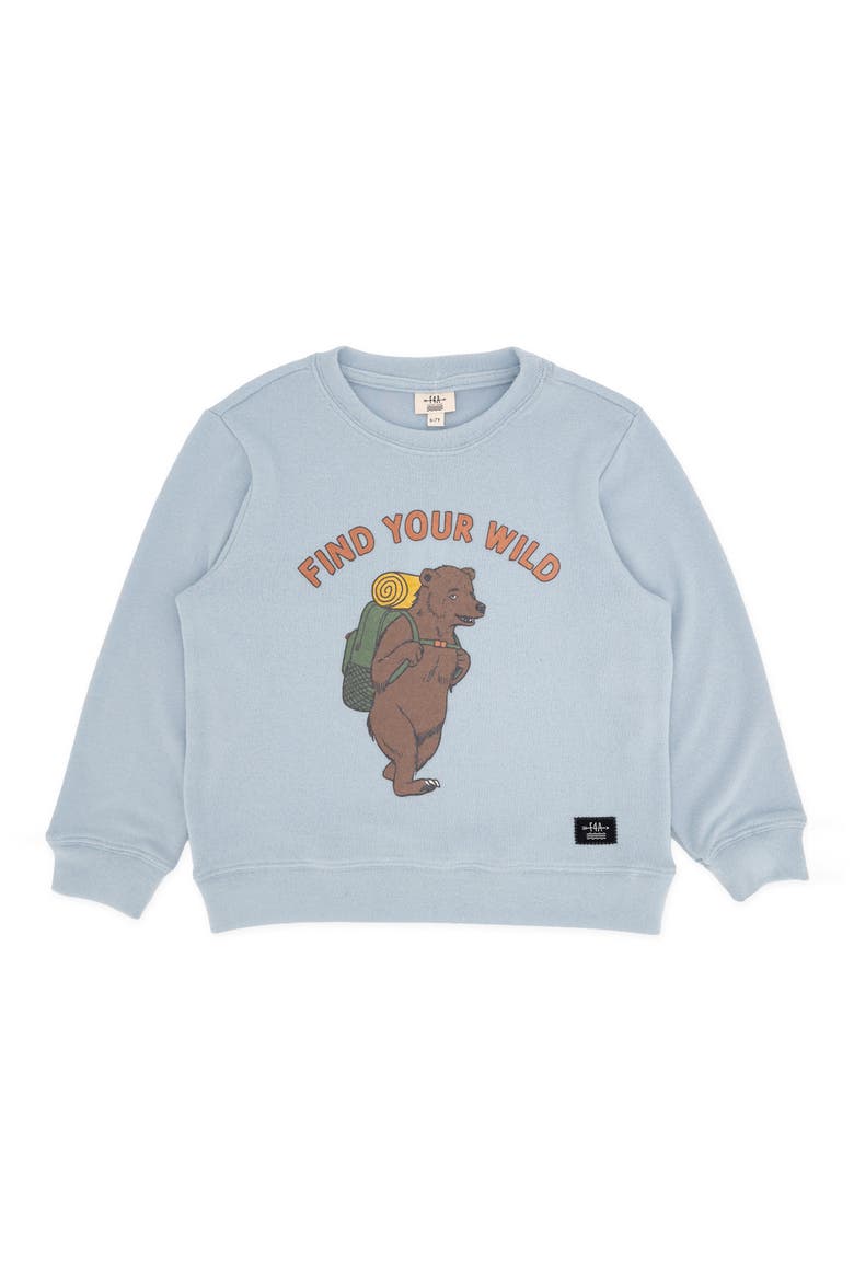 Find Your Wild Hacci Knit Pullover, Main, color, CELESTIAL BLUE